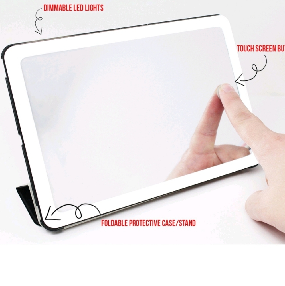 XL LED Tablet Mirror - Picture 5 of 8